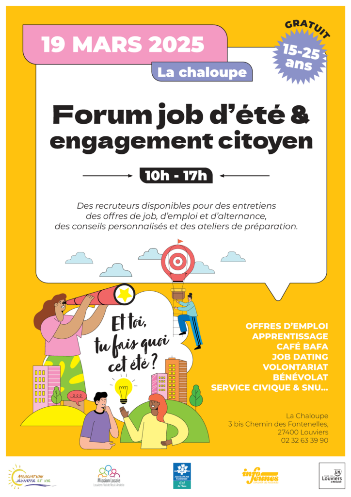 affiche job été 2025